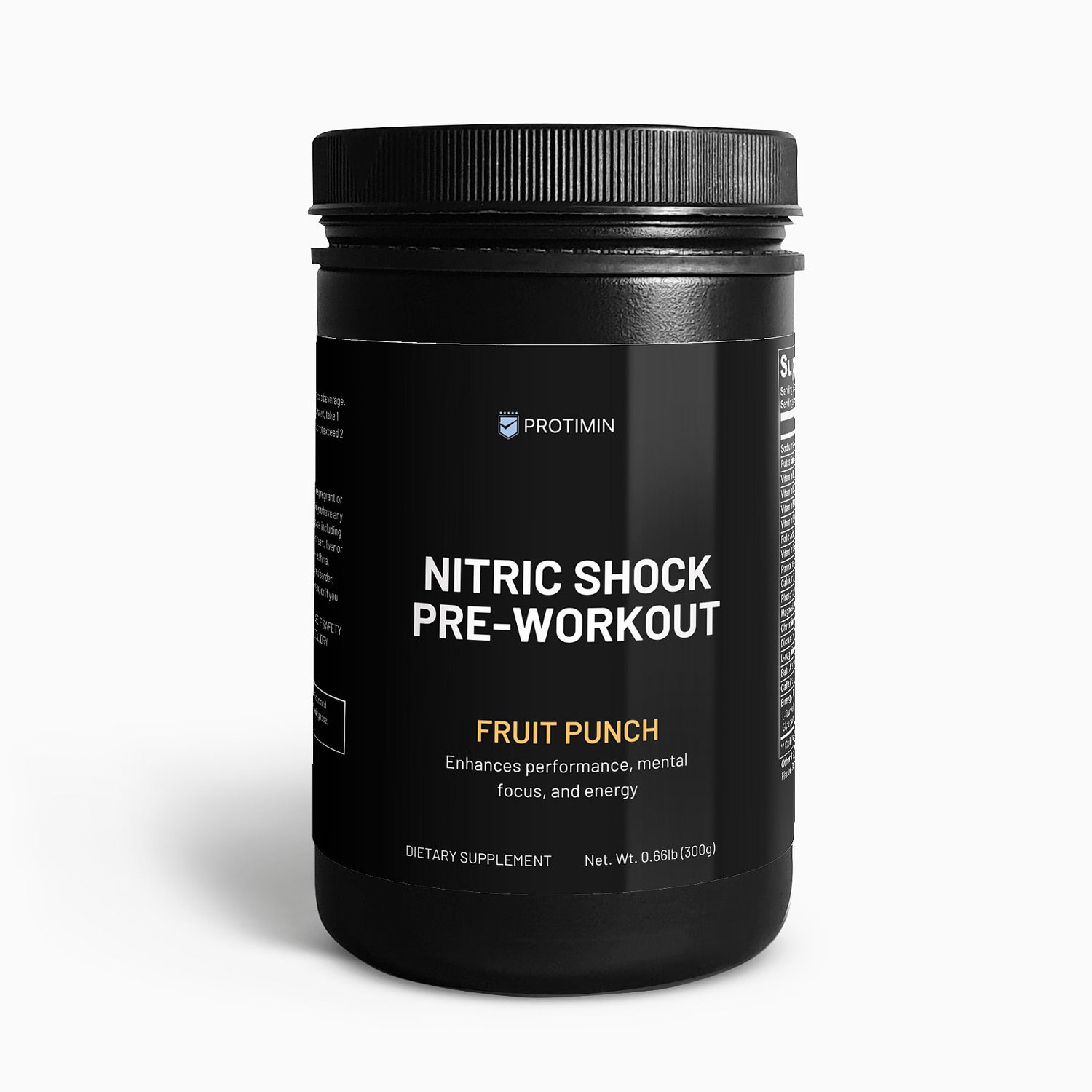 Nitric Shock Pre-Workout Powder (Fruit Punch) - PROTIMIN