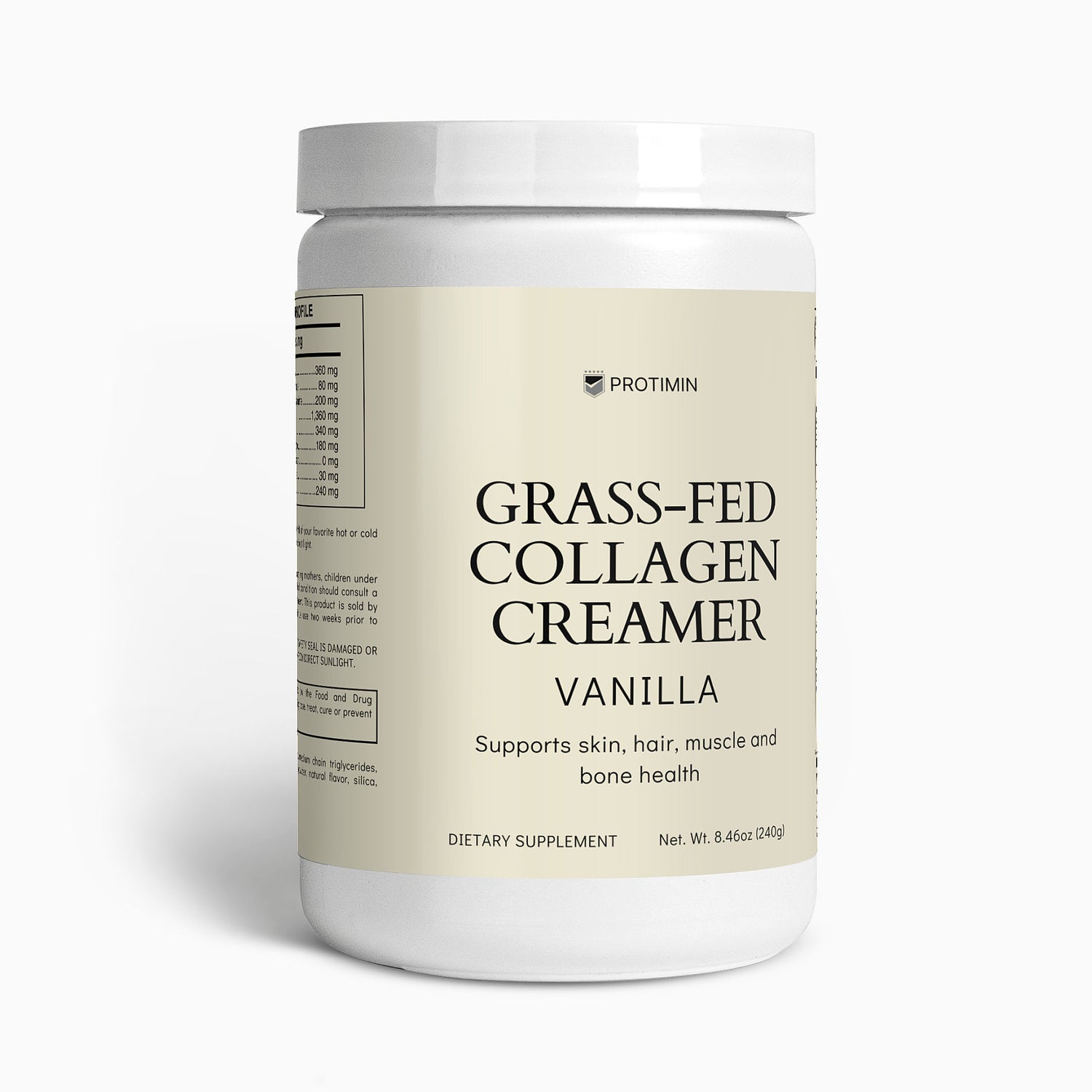 Grass-Fed Collagen Creamer (Vanilla) - PROTIMIN