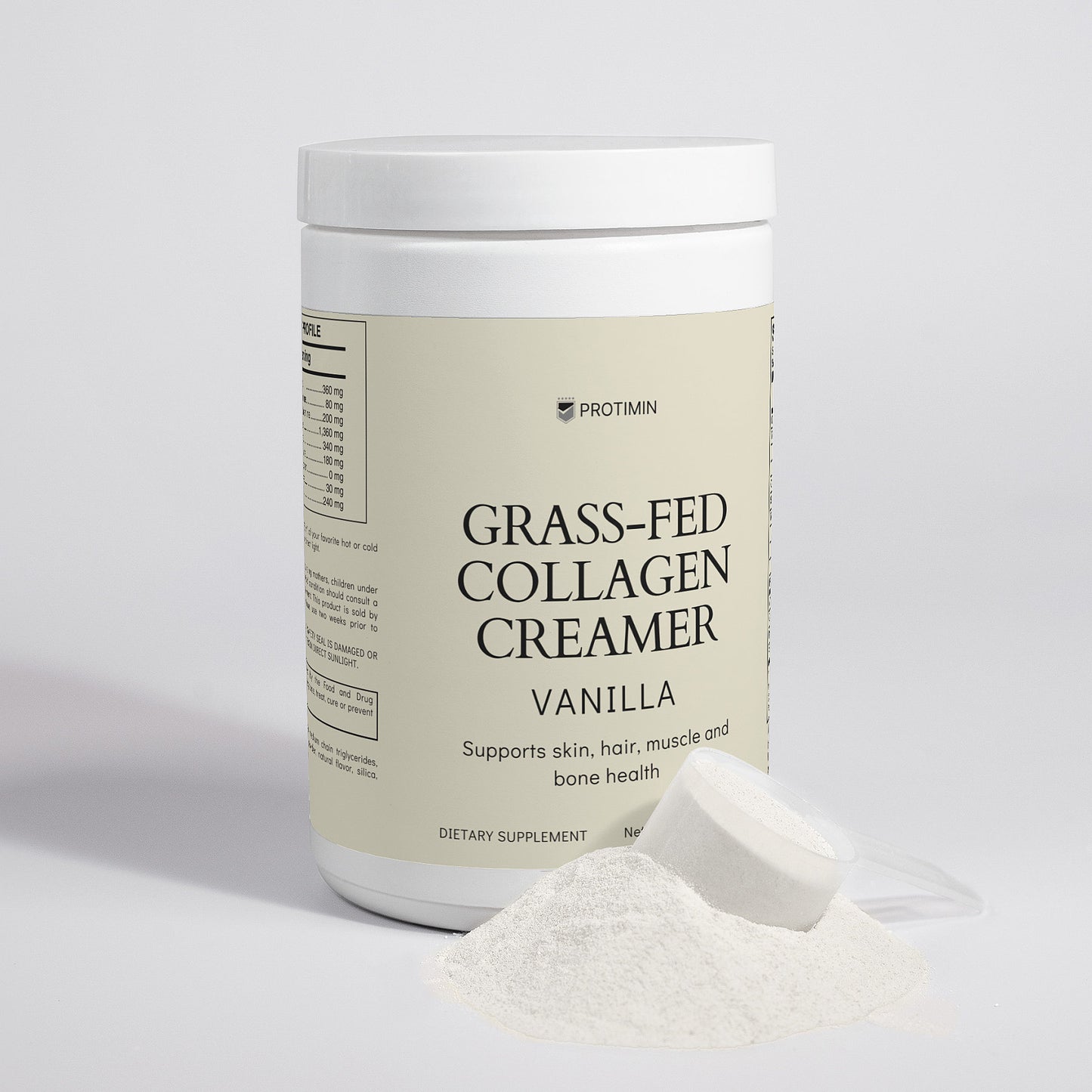 Grass-Fed Collagen Creamer (Vanilla) - PROTIMIN