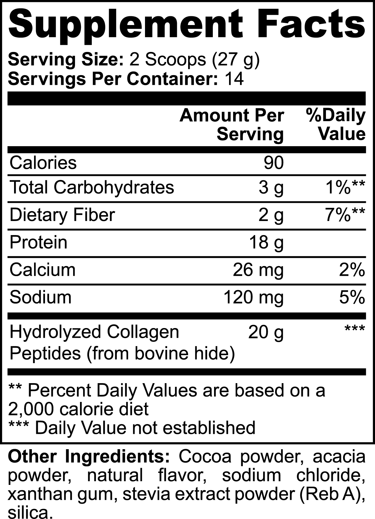 Grass-Fed Collagen Peptides Powder (Chocolate) - PROTIMIN