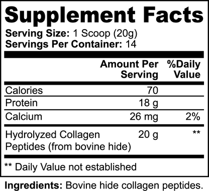 Grass-Fed Hydrolyzed Collagen Peptides - PROTIMIN