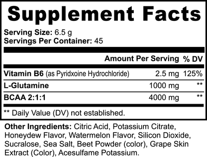 BCAA Post Workout Powder (Honeydew/Watermelon) - PROTIMIN